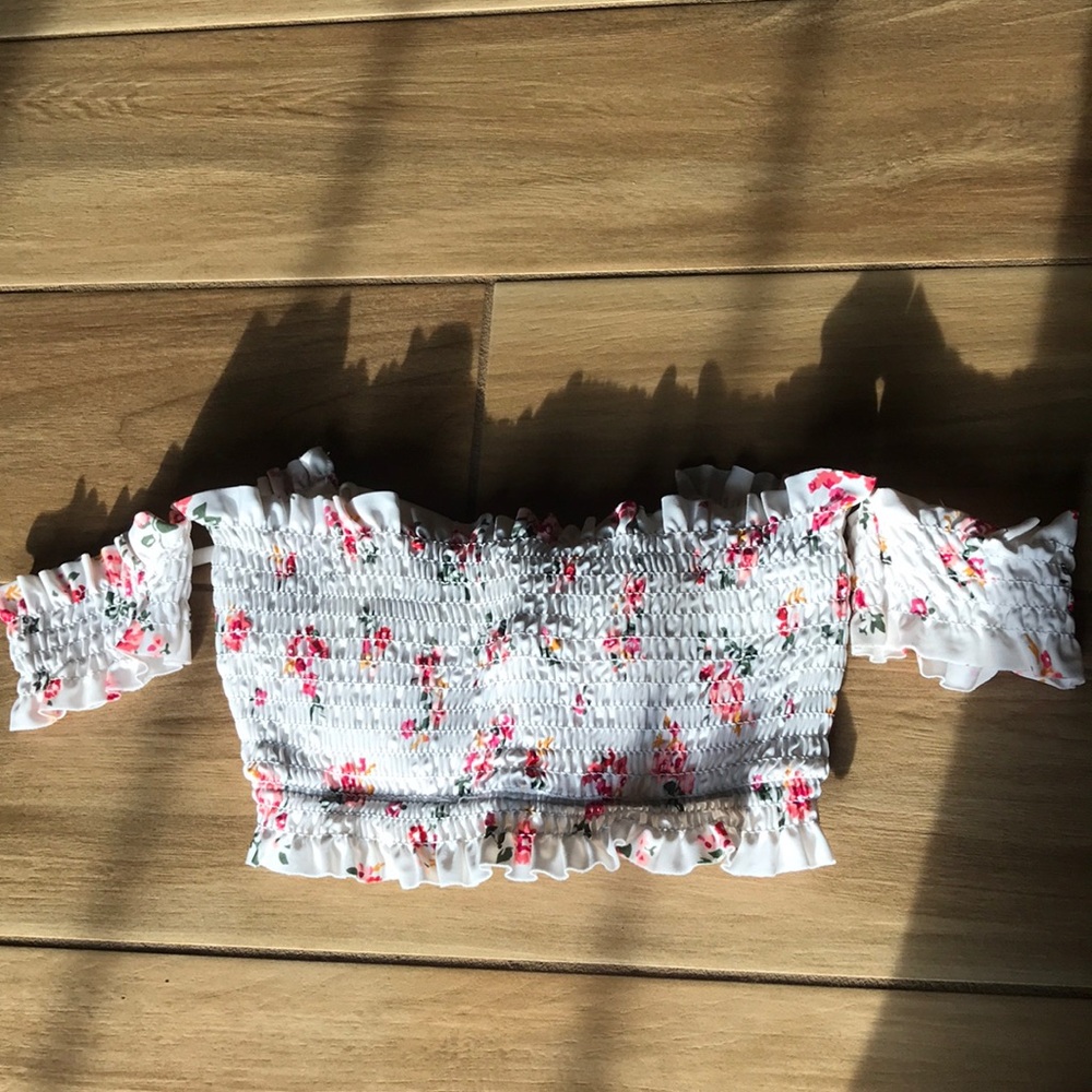 Floral Bathing Suit Top